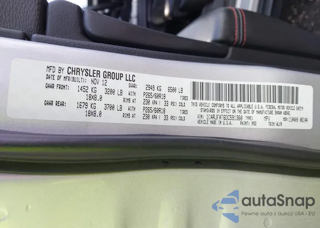 1C4RJFAT6DC591360: 43740479