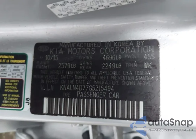 KNALN4D77G5215494: 43740531