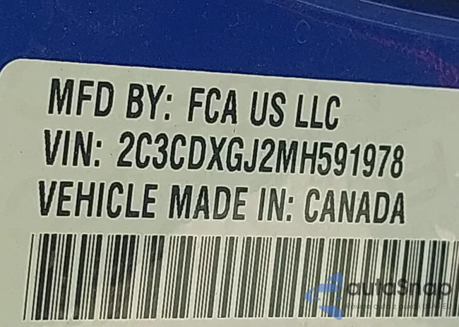 2C3CDXGJ2MH591978: 43739663