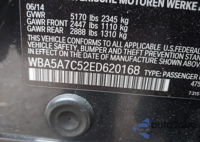 WBA5A7C52ED620168: 43739802