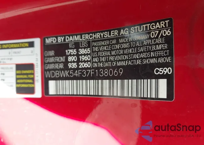 WDBWK54F37F138069: 43739980