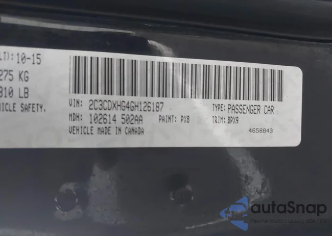 2C3CDXHG4GH126187: 43741403