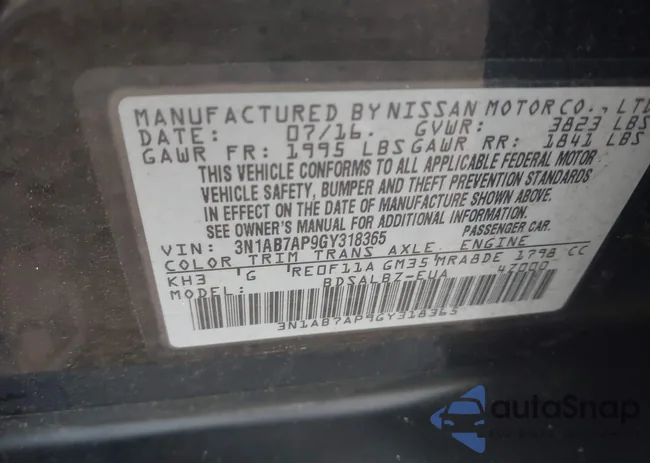 3N1AB7AP9GY318365: 43741470