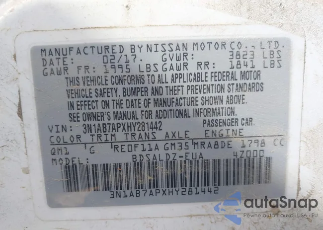 3N1AB7APXHY281442: 43740890