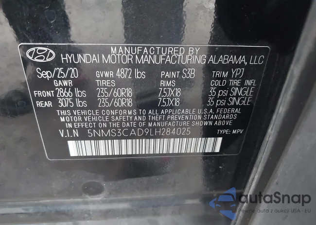 5NMS3CAD9LH284025: 43742053