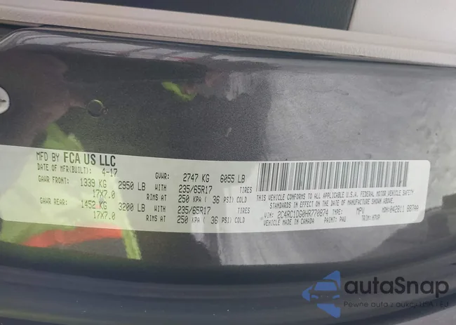 2C4RC1DG0HR770874: 43742112