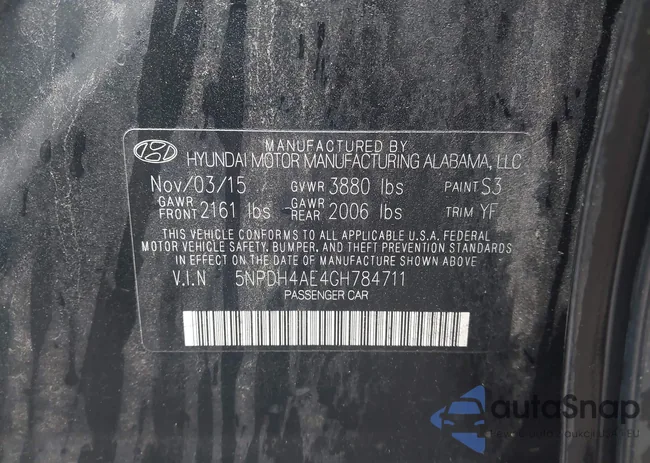 5NPDH4AE4GH784711: 43742238