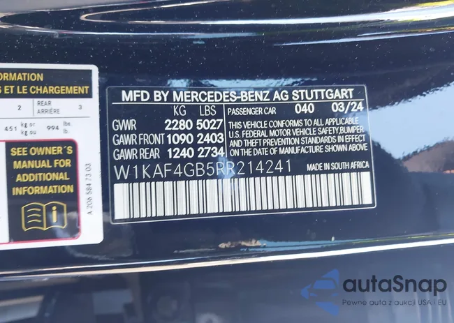 W1KAF4GB5RR214241: 43742394