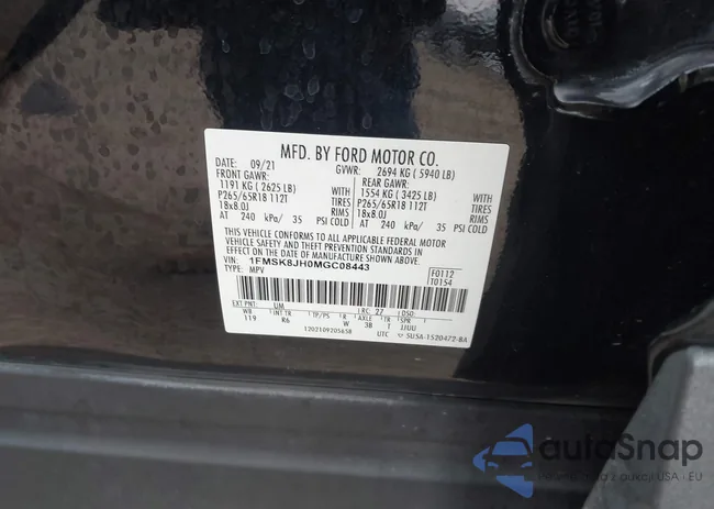 1FMSK8JH0MGC08443: 43742511