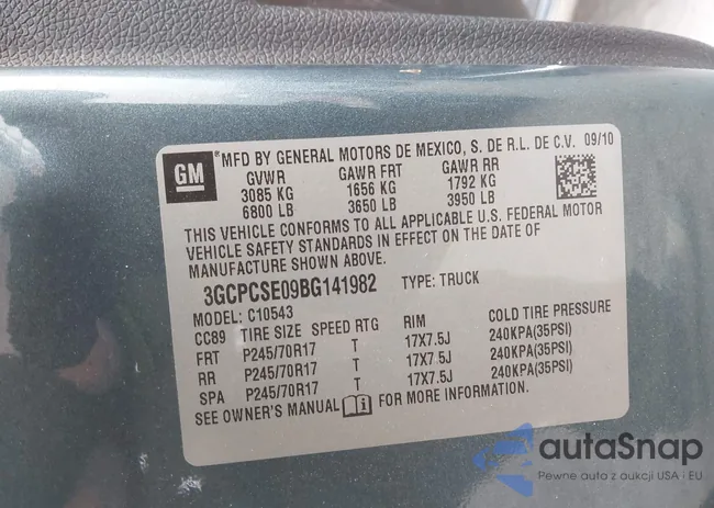 3GCPCSE09BG141982: 43741921