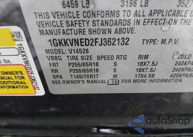 1GKKVNED2FJ362132: 43741935