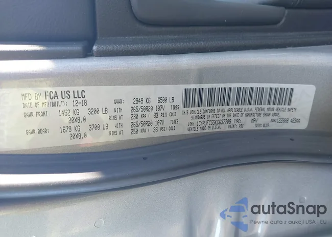 1C4RJFCG5KC637709: 43742004