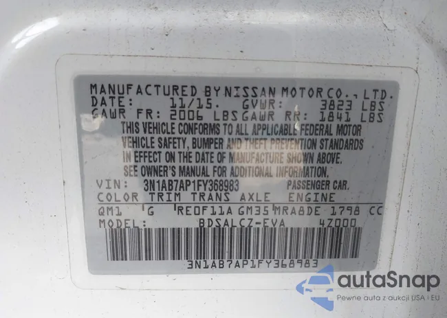 3N1AB7AP1FY368983: 43743332