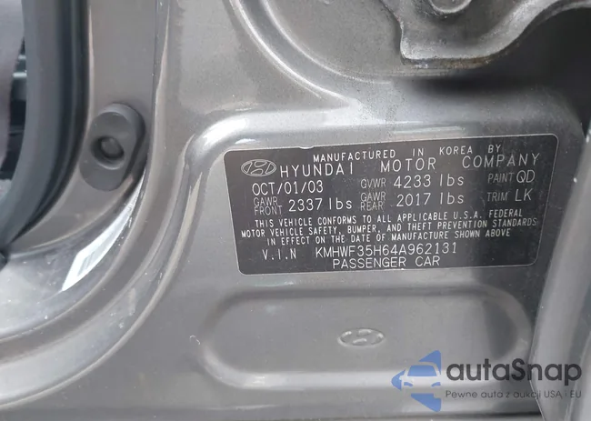 KMHWF35H64A962131: 43743546