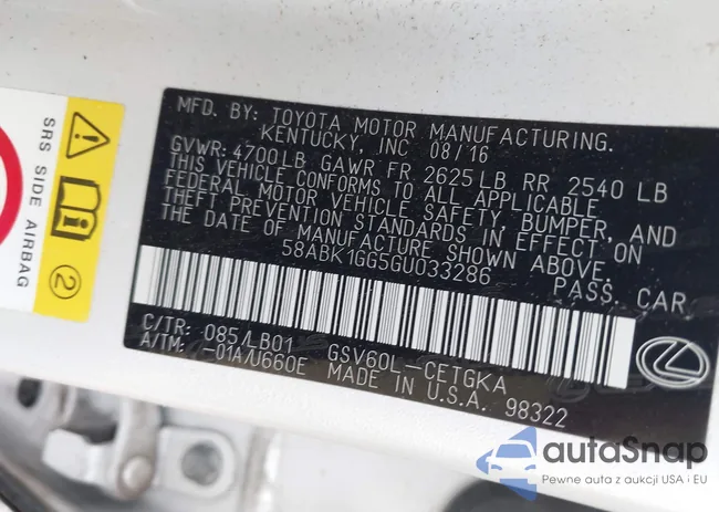 58ABK1GG2GU025727: 43743573