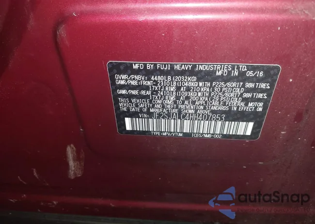 JF2SJALC4HH407853: 43743612