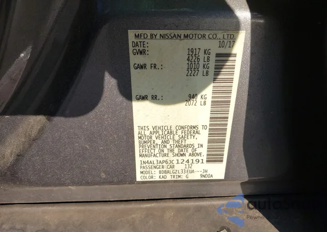 1N4AL3AP6JC124191: 43742662