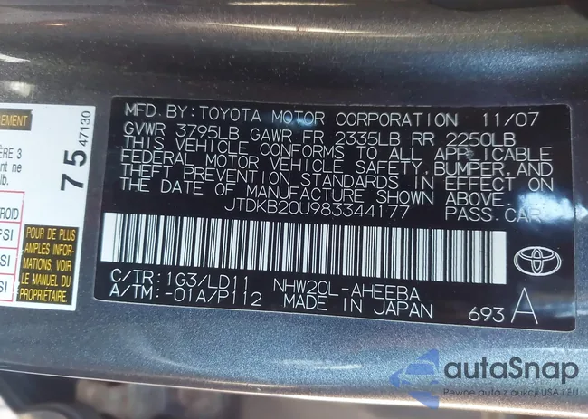 JTDKB20U983344177: 43744484