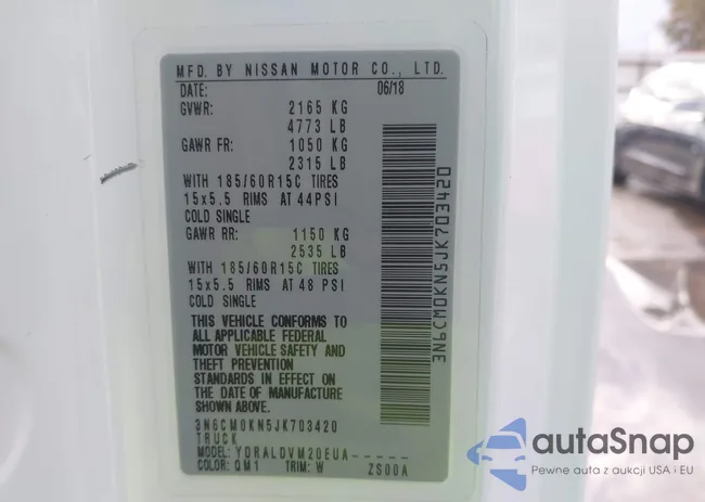 3N6CM0KN5JK703420: 43744527