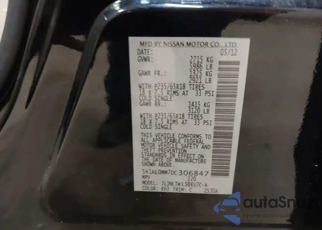 5N1AL0MM7DC306847: 43743728