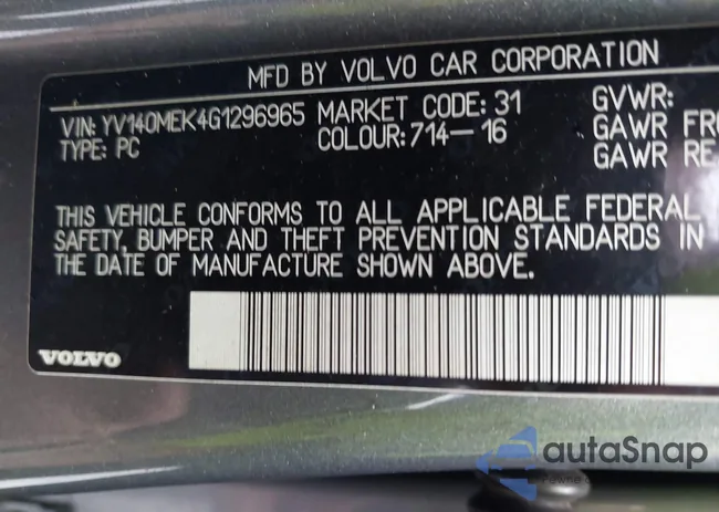 YV140MEK4G1296965: 43745069