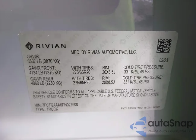 7FCTGAAA0PN022500: 43745123