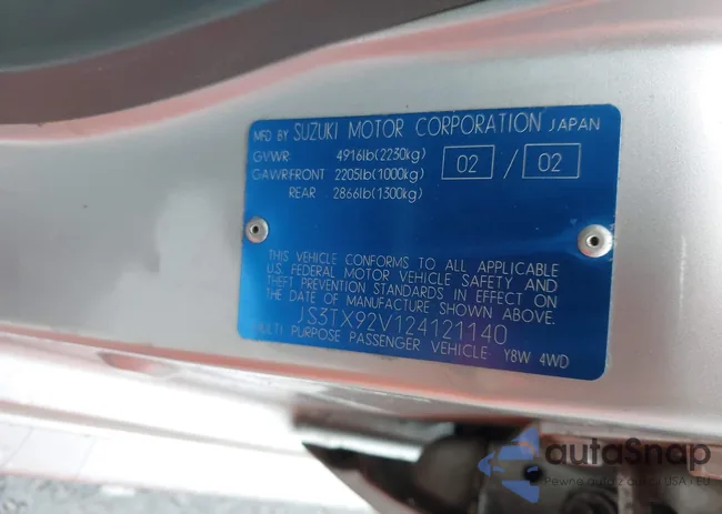 JS3TX92V124121140: 43745151