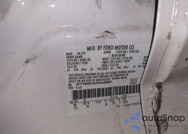 3FTTW8E36PRA59898: 43745201