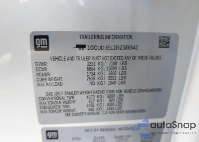 1GCUDJEL2RZ386542: 43745369