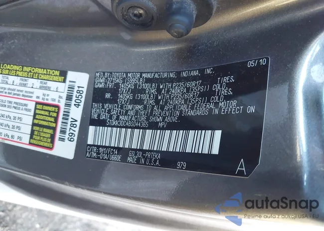 5TDKK3DC4BS044365: 43745535