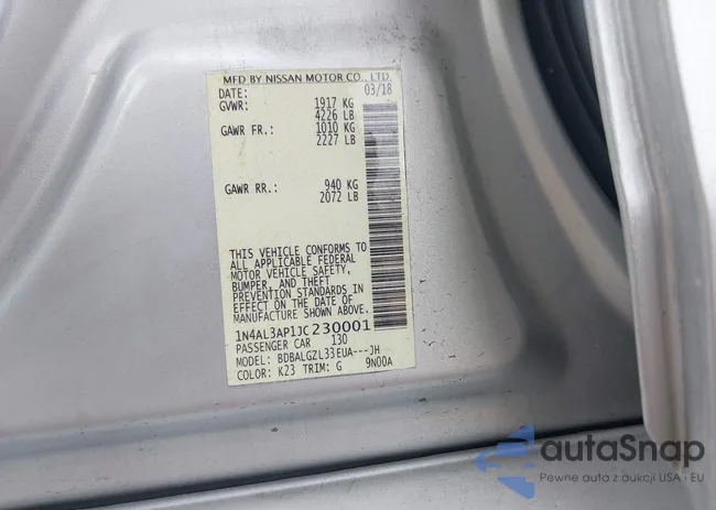 1N4AL3AP1JC230001: 43744840