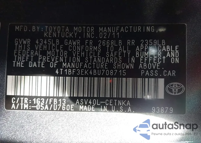 4T1BF3EK4BU708715: 43744874