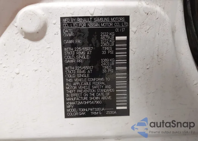 KNMAT2MV3HP547960: 43744887