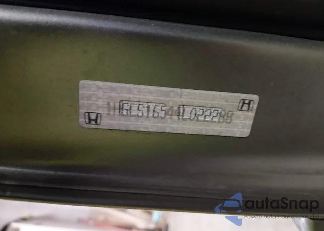 1HGES16544L022288: 43744902