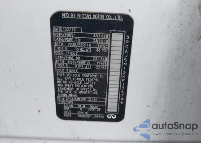 3PCAJ5M12KF136748: 43746170