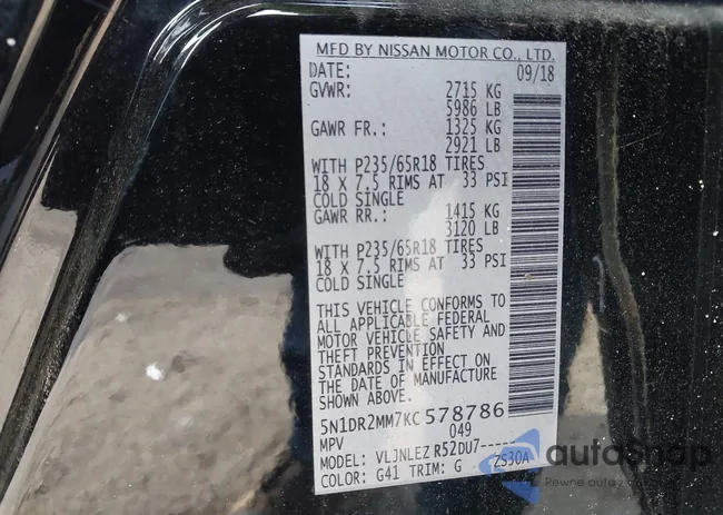 5N1DR2MM7KC578786: 43746274