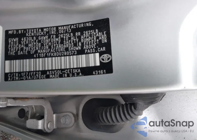 4T1BF1FK8DU280573: 43746324