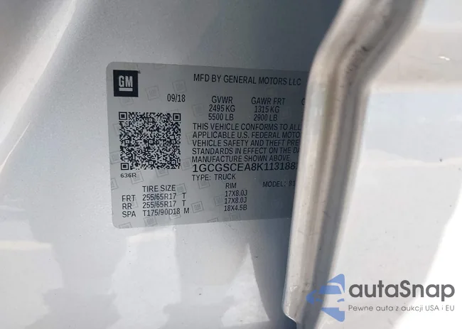 1GCGSCEA8K1131881: 43746408