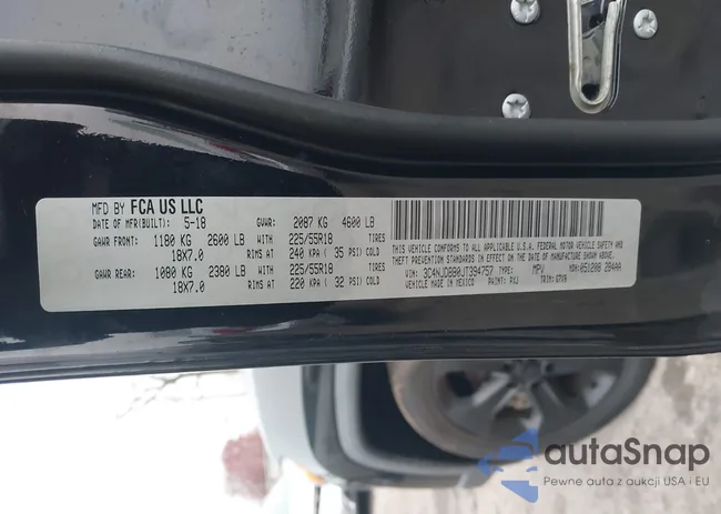 3C4NJDBB0JT394757: 43746462