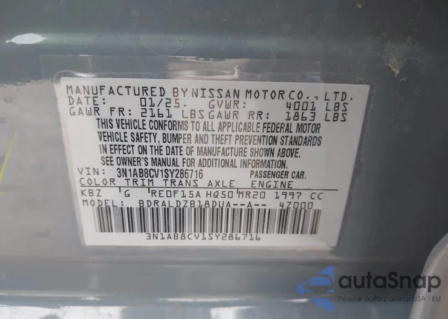 3N1AB8CV1SY286716: 43746473