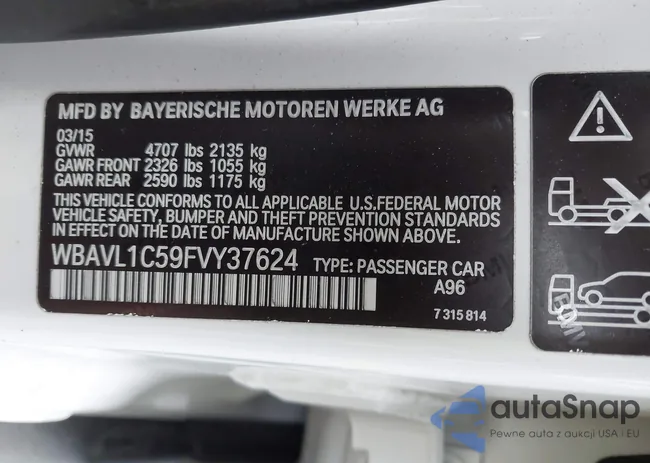 WBAVL1C59FVY37624: 43746821