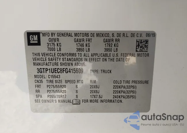 3GTP1UEC8FG415609: 43746878