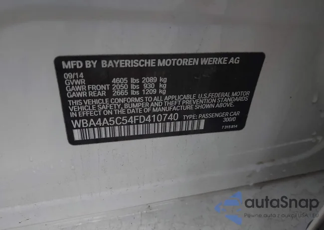 WBA4A5C54FD410740: 43748147