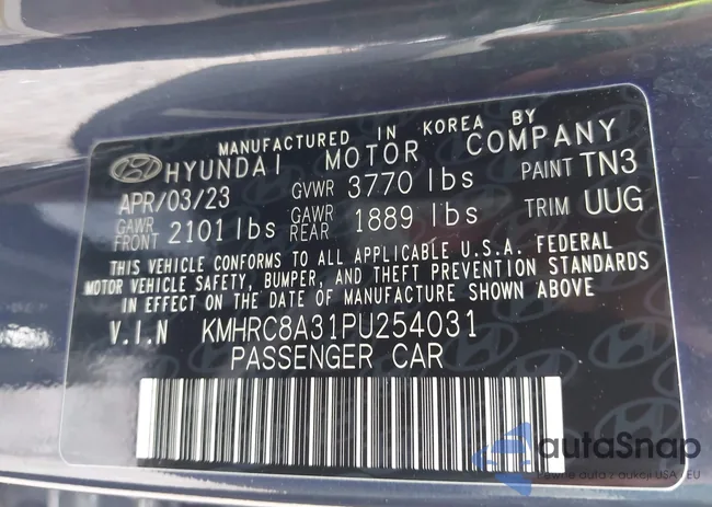 KMHRC8A31PU254031: 43748246