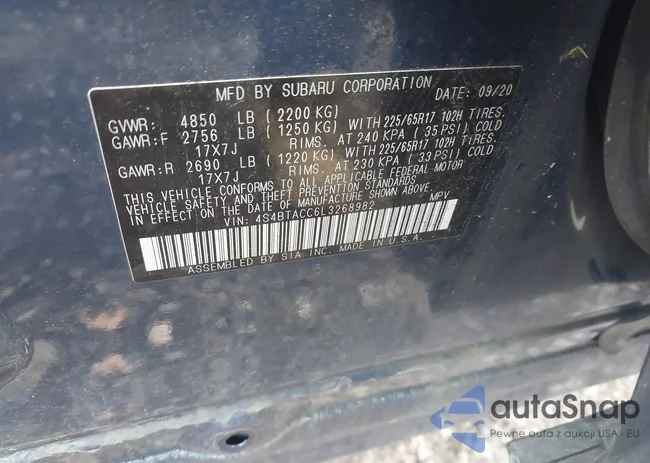 4S4BTACC6L3268982: 43748327