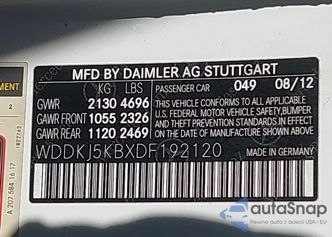 WDDKJ5KBXDF192120: 43748487