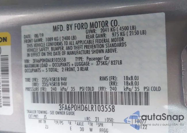 3FA6P0HD6LR103558: 43748545