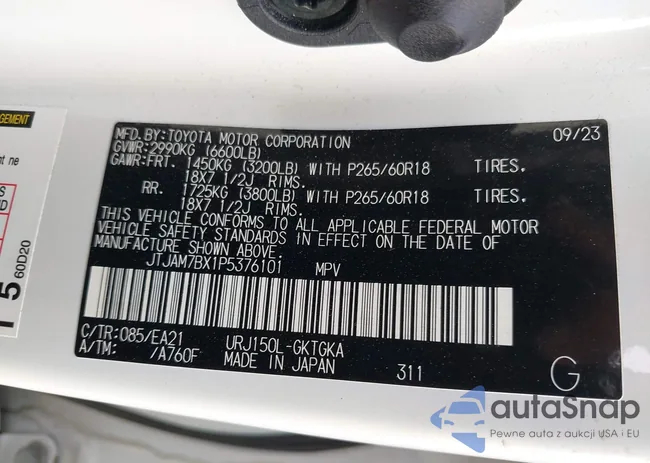 JTJAM7BX1P5376101: 43748625