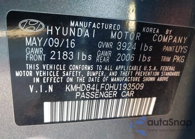 KMHD84LF0HU193509: 43747682