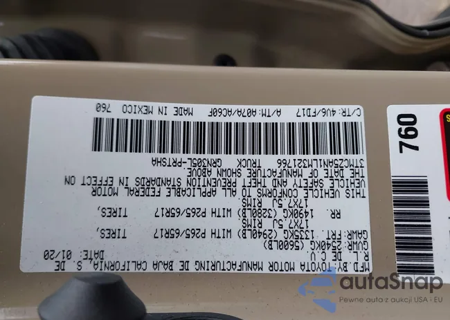 3TMCZ5AN1LM321766: 43747766